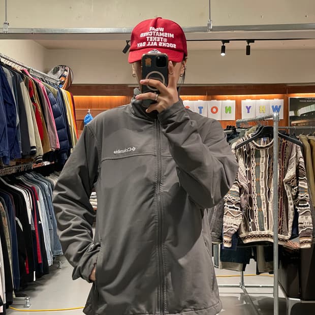 컬럼비아 안감 플리스 자켓 