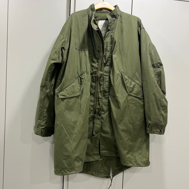 m65 피쉬테일 개파카 M(민트급) 풀셋트