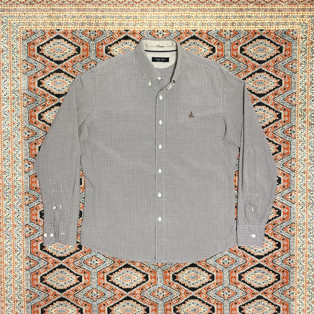 빈폴 브라운 체크 긴팔셔츠 남성105