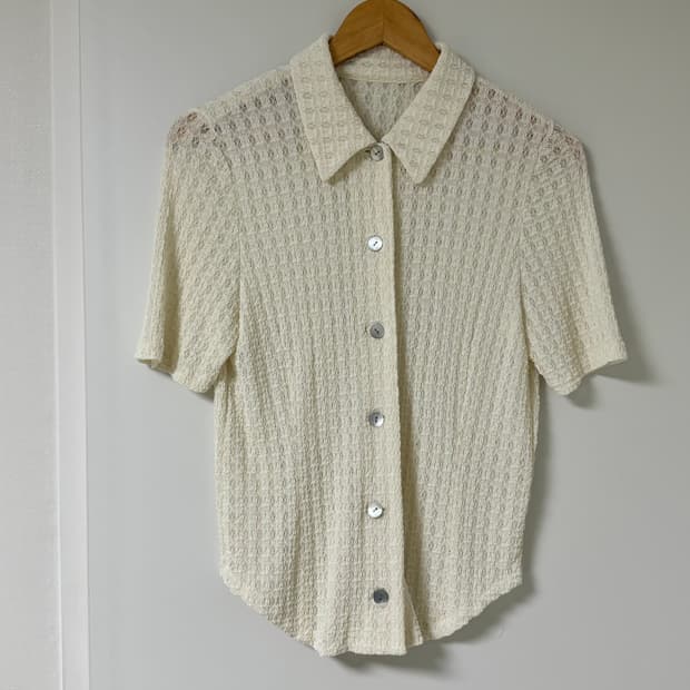 빈티지 카라 셔츠