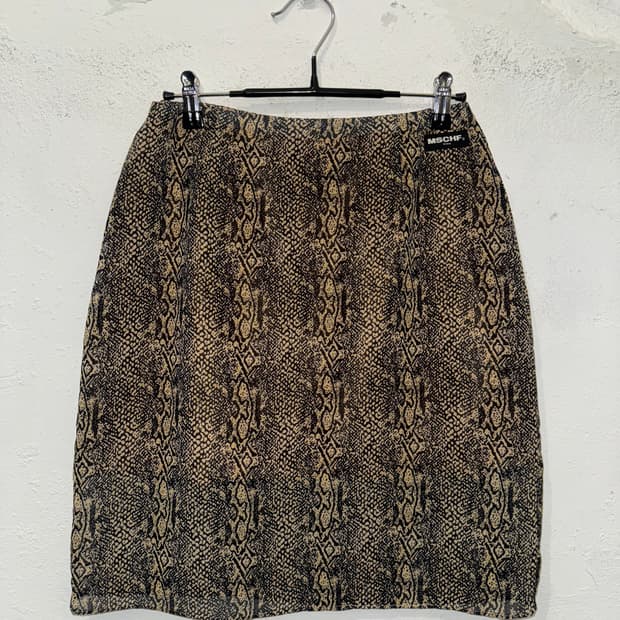 MSCHF 미스치프 쉬폰 레이어드 스커트 파이톤M