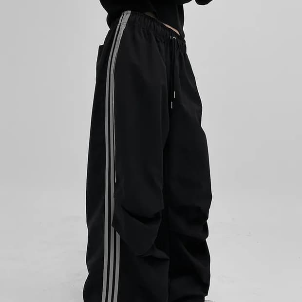 B밴딩 투웨이 트랙팬츠 블랙