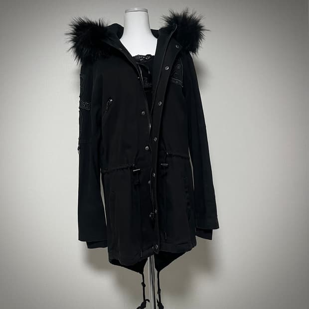 Killstar 고딕 고스펑크 해골 야상