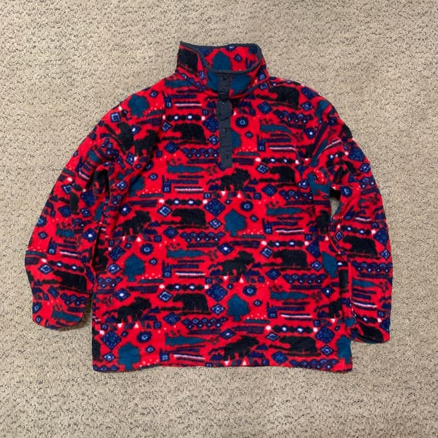 90s 엘엘빈 플리스 풀오버 W(M)