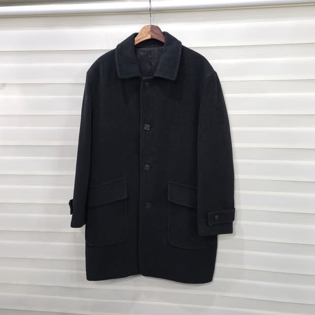 MONTEVISO ITALY 캐시미어 울 혼용 코트- L