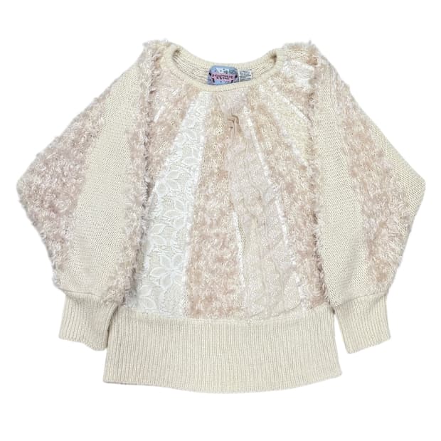 USA 빈티지 레이스 니트 M