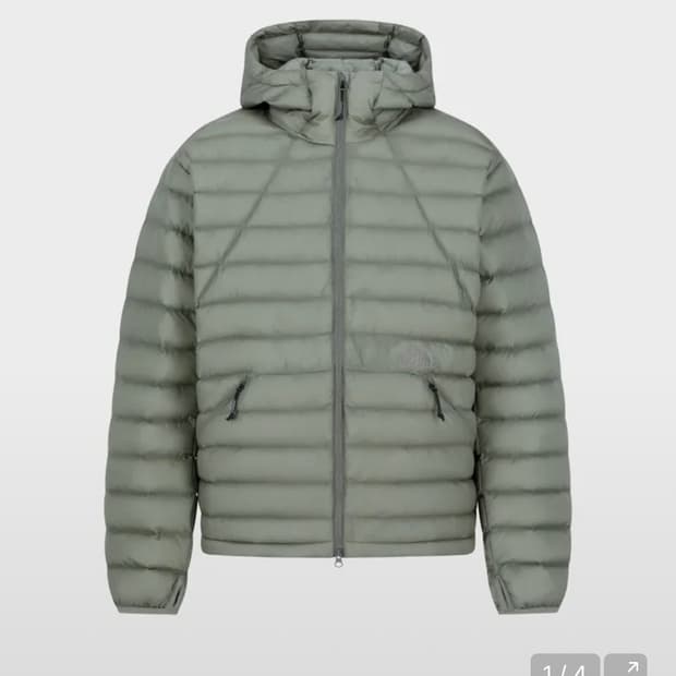 실착2회,오염X)노스페이스화이트라벨 벤투스 온 자켓 라이트 카키 95