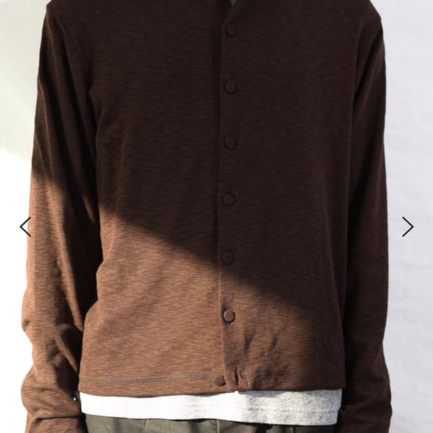 레스 Les Henn cardigan 가디건 브라운