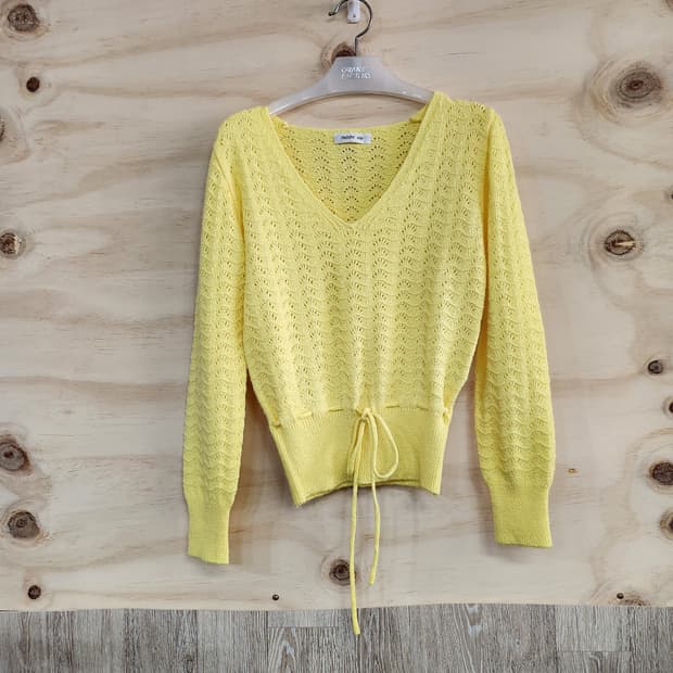 562) 여성 브이넥 니트