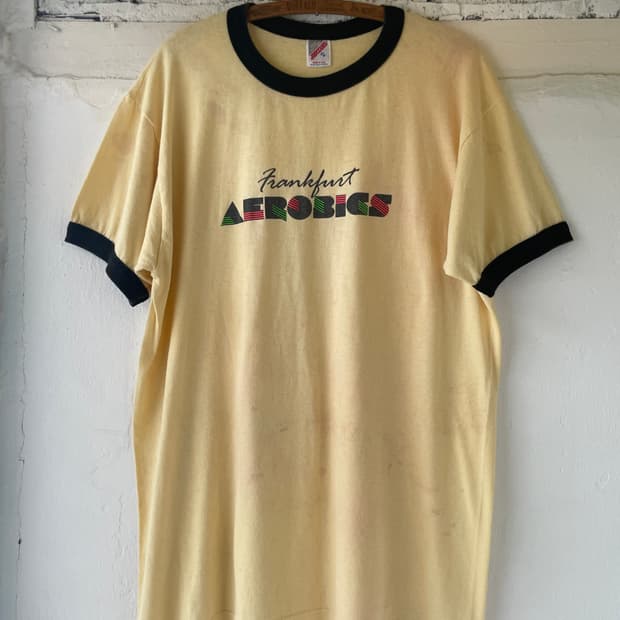 1980-90's Vintage JERZEES Ringer T-Shirt