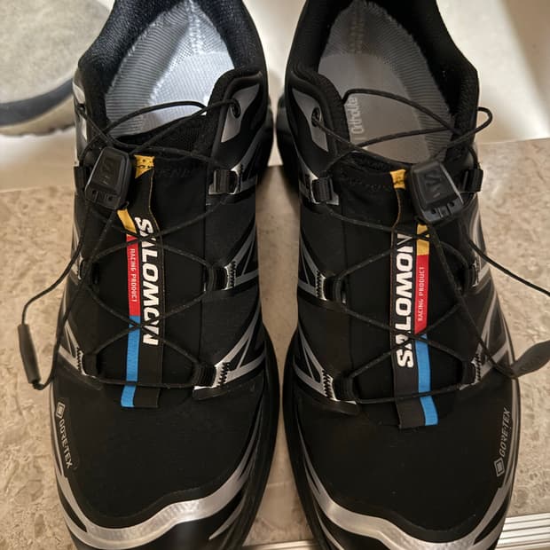 살로몬 XT-6 고어텍스 블랙 실버 260