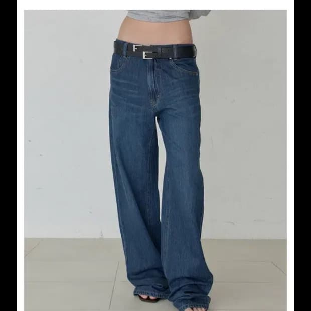 오데스 ESSENTIAL] RELAXED SEMI BAGGY JEANS