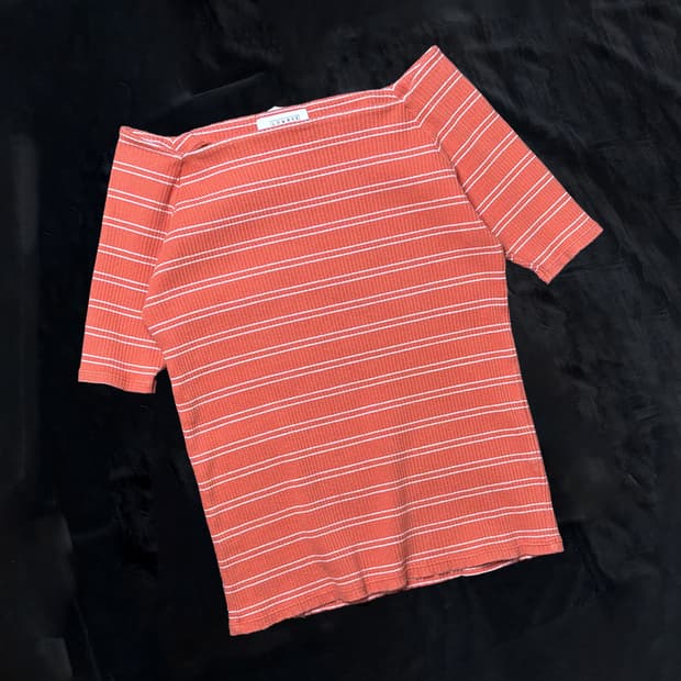 일본빈티지 LOWRYS FARM 오프숄더 티셔츠