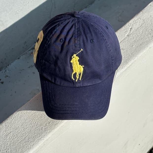 [S-M] 폴로 랄프로렌 빅포니 네이비 볼캡 모자
