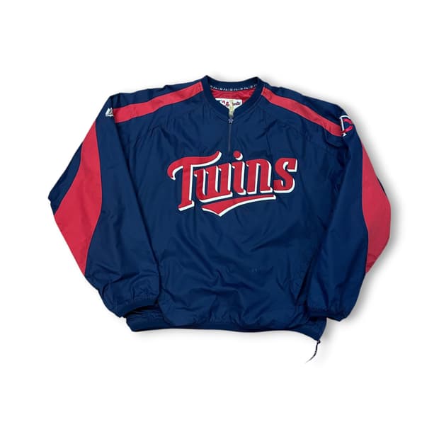 마제스틱 미네소타 트윈스 웜업 자켓