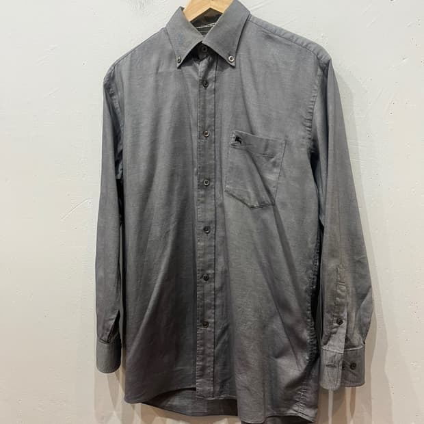 버버리 로고 셔츠 Made in JAPAN (M)