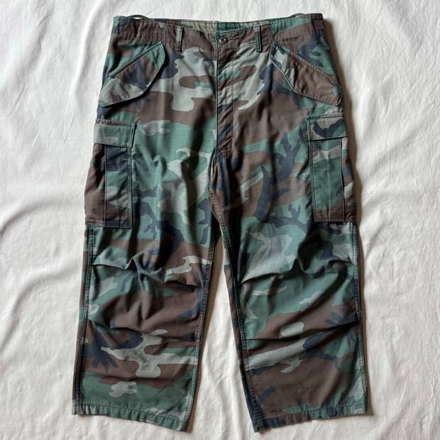 [L-R] 80s US ARMY M65 Field Trousers