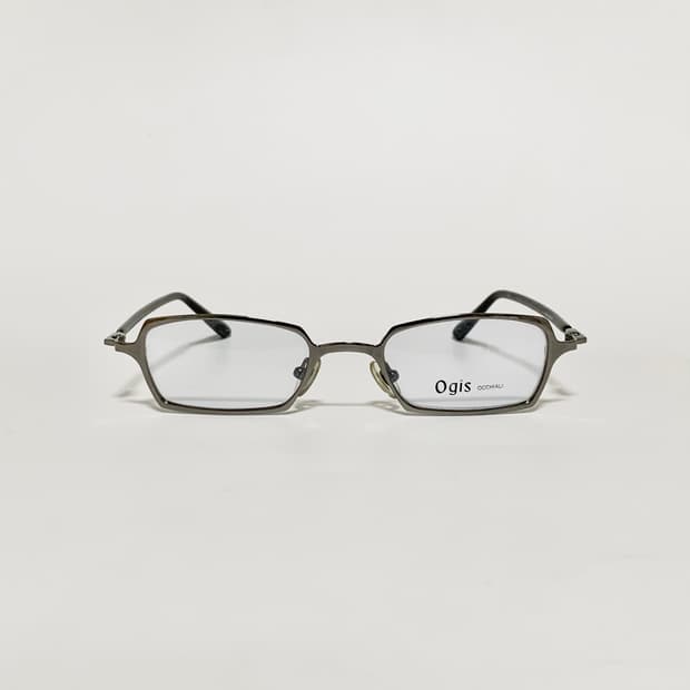 826 빈티지안경 데드스탁 오기스 슬림 사각 메탈안경 픽키