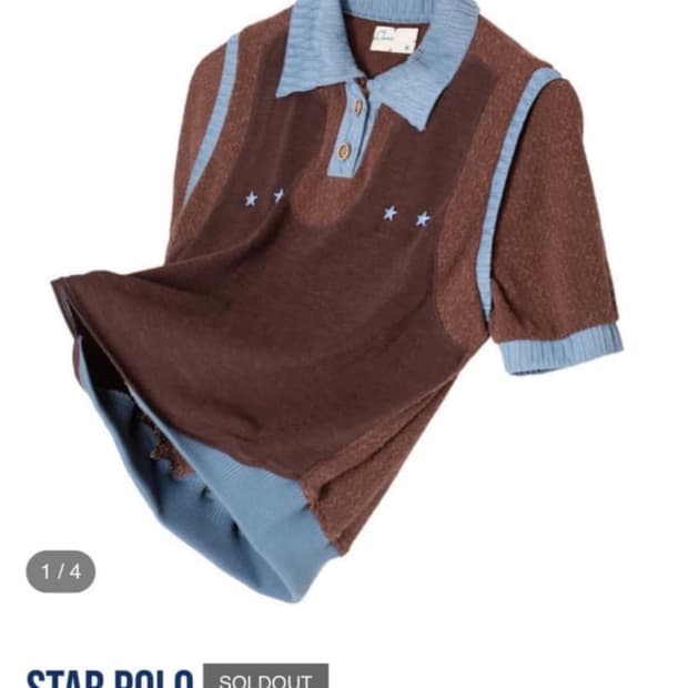 Chanown star polo 찬원 스타 폴로 니트