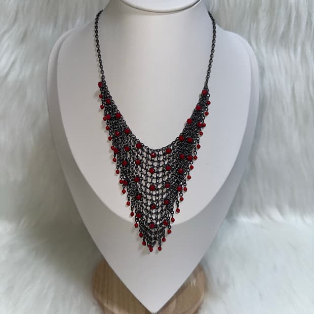 오리엔탈 고스펑크 레이어드 목걸이