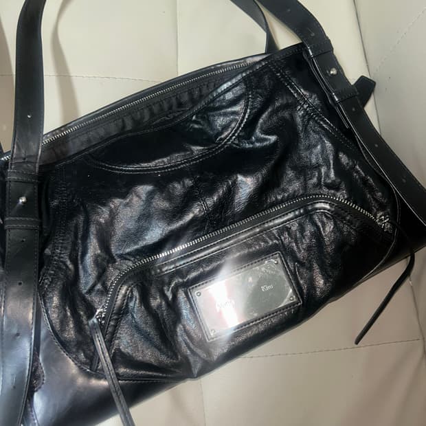 마뗑킴 투웨이 스트랩 스퀘어 백