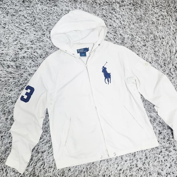 폴로 랄프로렌 흰샌자켓