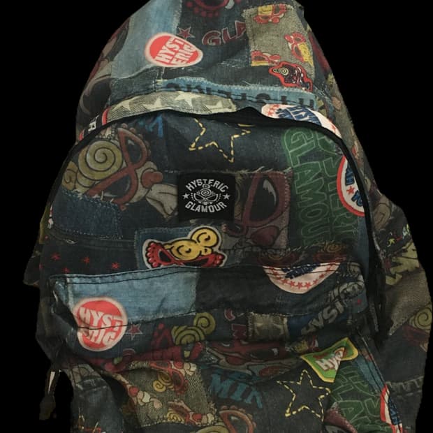 히스테릭 글래머 나일론 미니 백팩