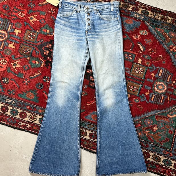 80's USA Made 빈티지 리바이스 684 벨바텀 부츠컷 데님