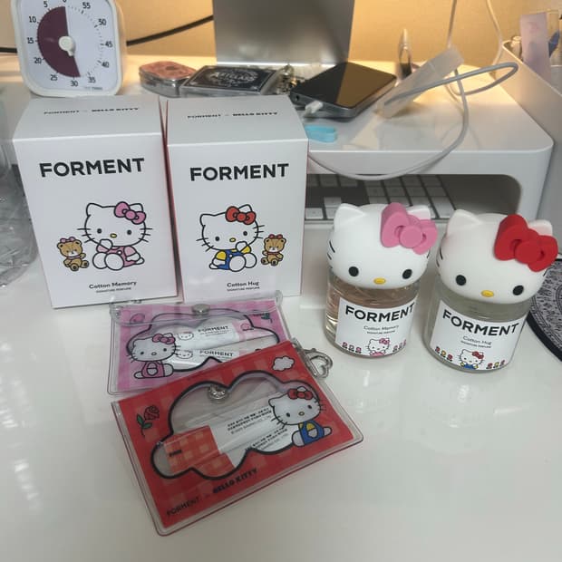 포맨트 헬로키티 향수 코튼메모리 코튼허그