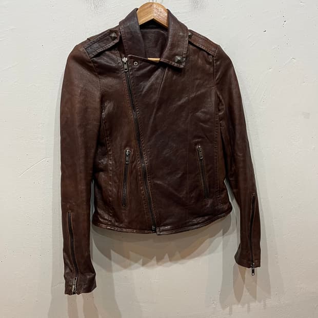 시스템 웨스턴 스터드 양가죽 자켓 우먼즈 