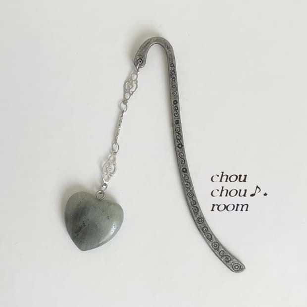 메탈 펜던트 책갈피 ⊰dreamy heart⊱ bookmark