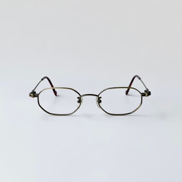 [픽키-610] 앤틱 브론즈 메탈 안경 데드스탁 빈티지 클래식 