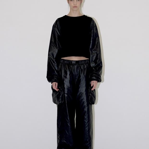 다이애그널 리싸이클 폴리 패딩 팬츠