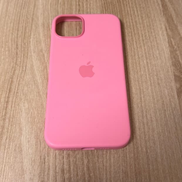 (15플러스) 아이폰 핑크 정품 케이스