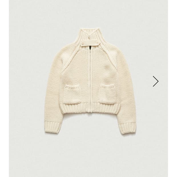 더바넷 니트집업Soap Zip-Up Knit 아이보리