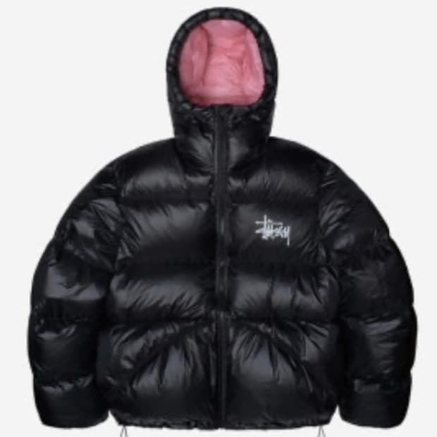 스투시 립스탑 패딩 M size