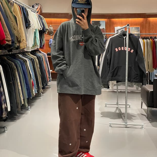 할리데이비슨 모터사이클 후드티