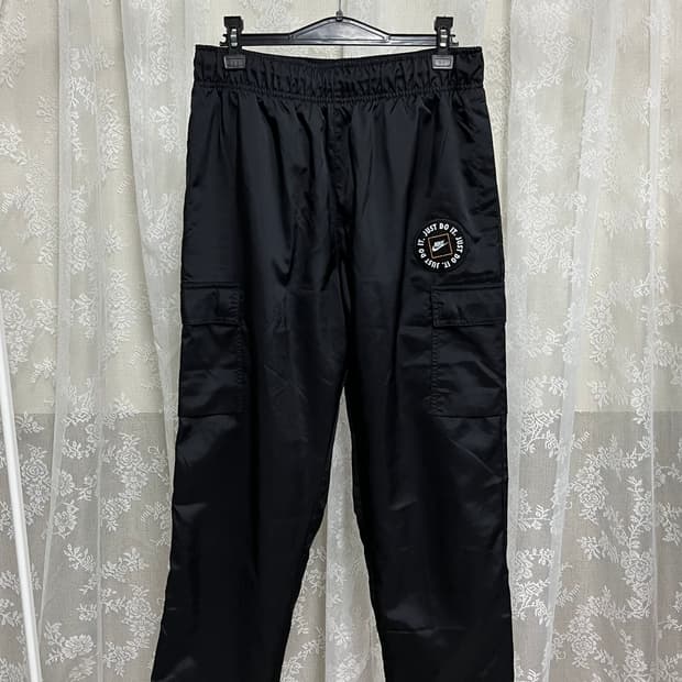 M) 나이키 just do it 우븐 카고 팬츠 블랙