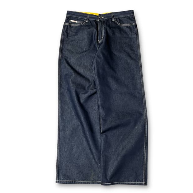 (34) 캘빈클라인 진청 와이드 데님 팬츠