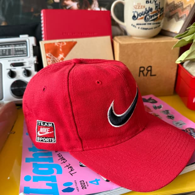90's nike 민희진 나이키 볼캡 RED
