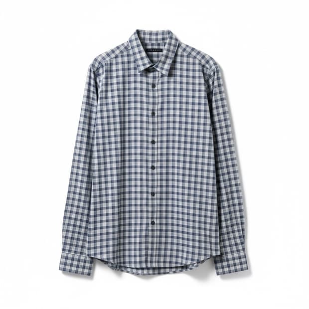 Theory 남성 체크 셔츠 S