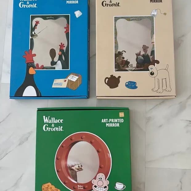 월레스와그로밋 맥그로우 벽거울 인테리어 거울