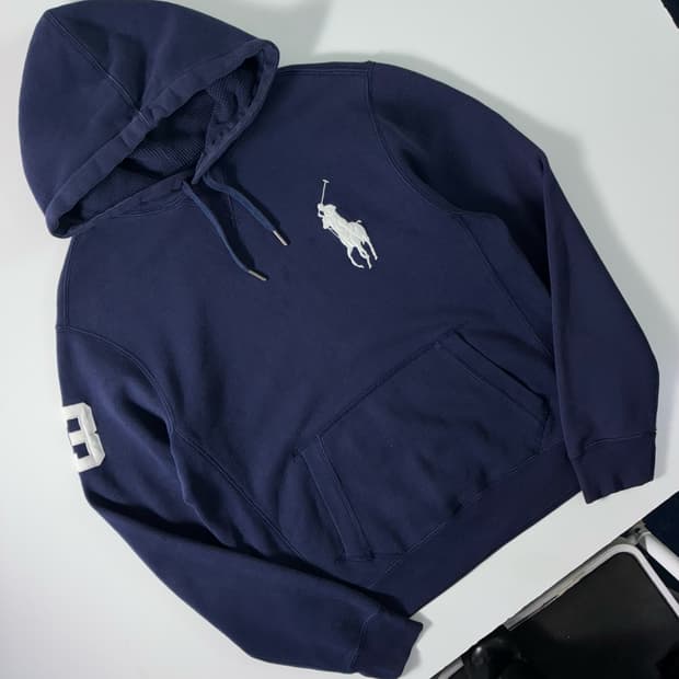 Polo  폴로 랄프로렌 빅포니 네이비 후드티  