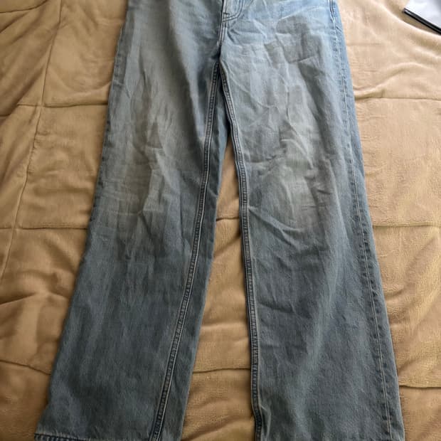 유니클로 jw앤더슨 스트레이트진 63블루 30사이즈