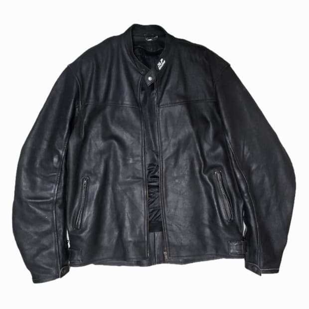 JLP racing 레더 바이커 자켓