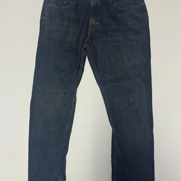 희귀!! 랭글러 y2k 스트레이트 핏 빈티지 워싱 데님팬츠