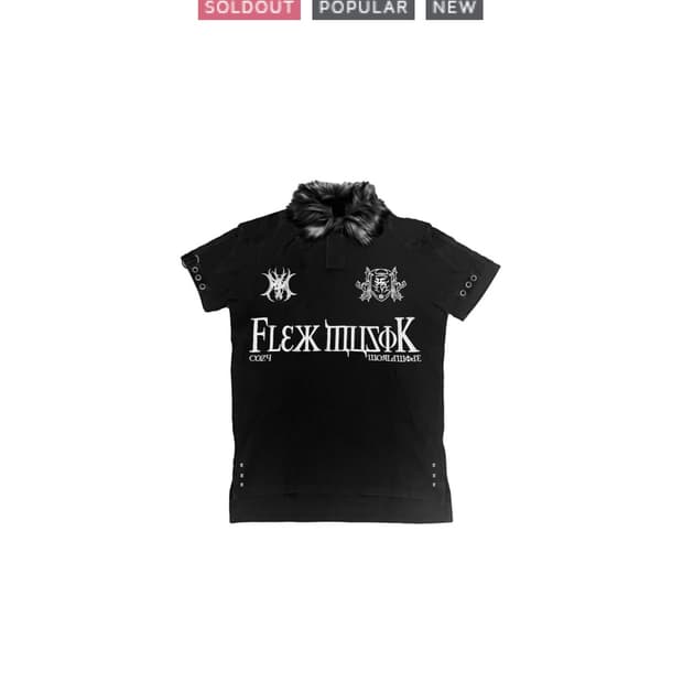 Cozyworldwide FUR BLACK POLO L size