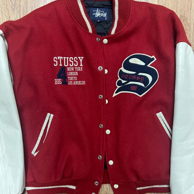 stussy big4 varsity jacket