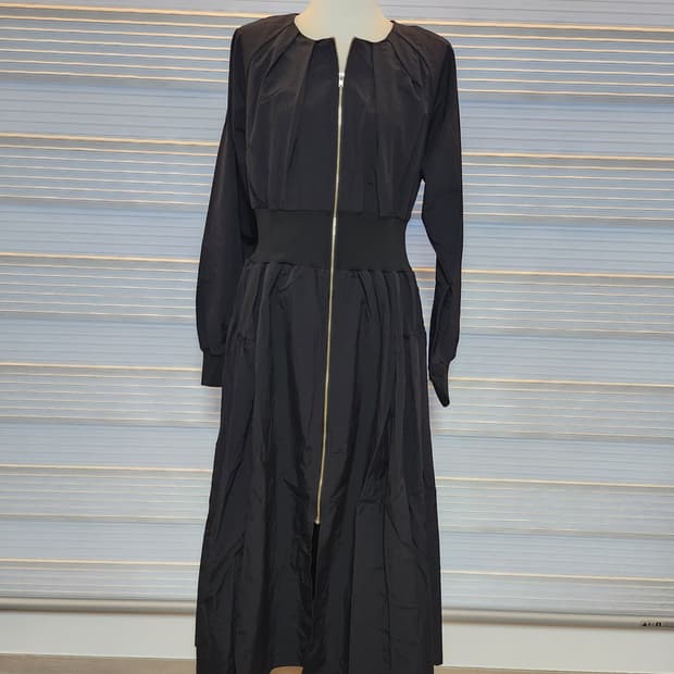 《새상품》집업 롱 원피스