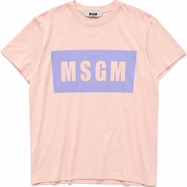 MSGM 키즈 반팔티 핑크 XS